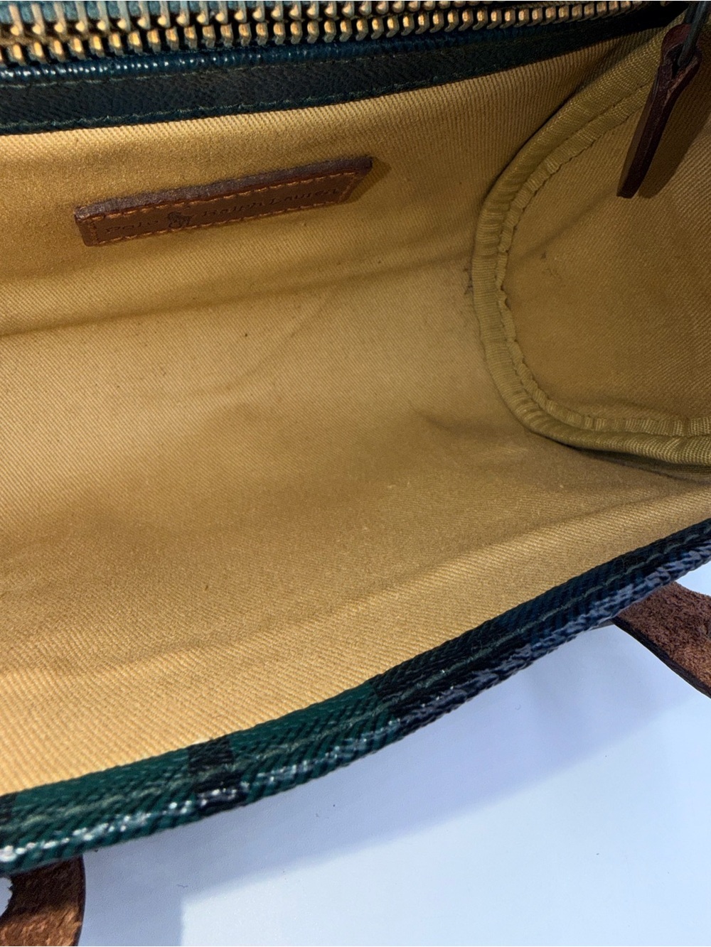 Vintage Plaid Barrel Polo Ralph Lauren Crossbody Bag - Picture 7 of 11
